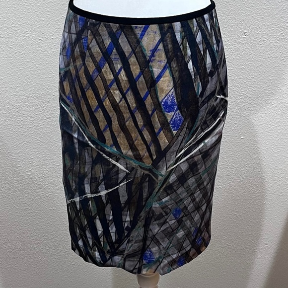 HUGO BOSS Wool Pencil Skirt the Woods Warm Soft with Slit Size 6 - Picture 5 of 12